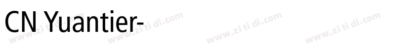 CN Yuantier字体转换